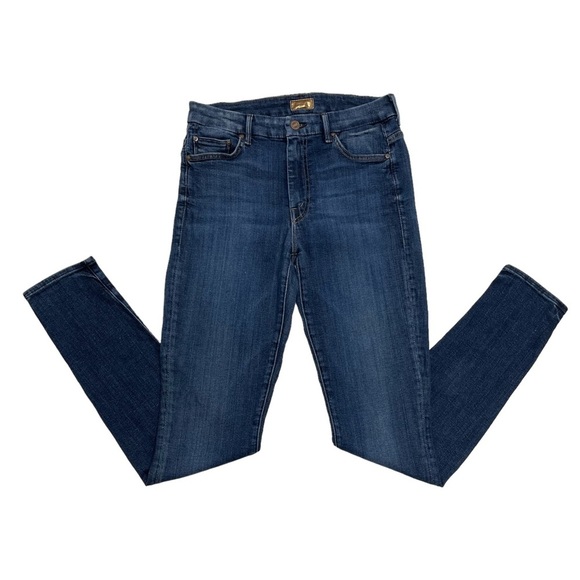 SOLD ๐ด Mother jeans High Waisted Looker Tempted Again Size 28 dark washed - Picture 15 of 16